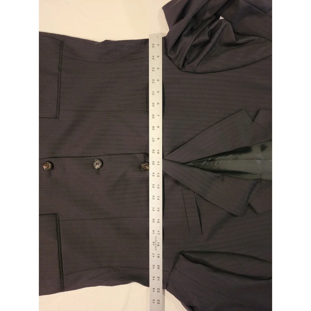 Ralph Ralph Lauren 41R‎ Men's Wool Three Button Pinstripe Blazer Double Vent